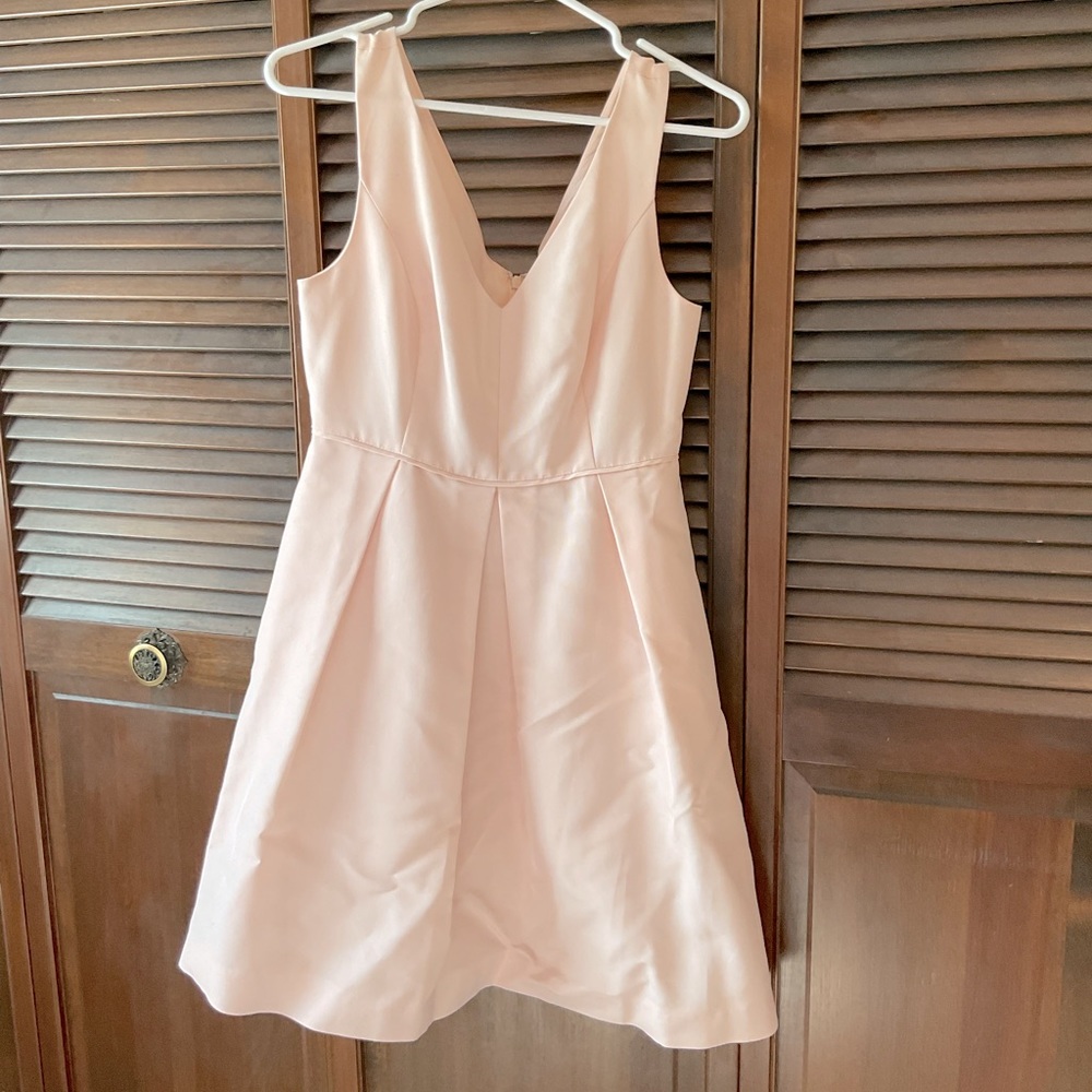 J. Crew like new blush bridesmaid dress.
